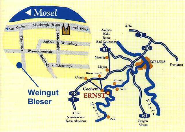 Weingut Bleser - Ernst bei Cochem Mosel - Ferienwohnung